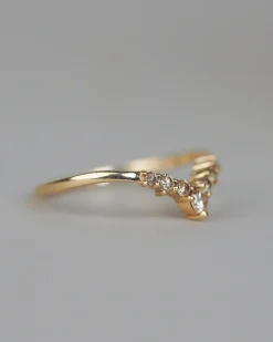 Anna Sheffield Champagne Diamond Celestine Tiara Band