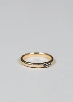 Anna Sheffield Single Cluster Black Diamond Band