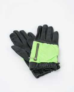 Aristide Zipper Gloves - Lime