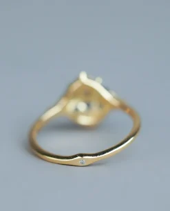 Artemer Teal Sapphire Cluster Ring