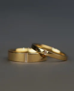 Artemer Thin Classic Baguette Band
