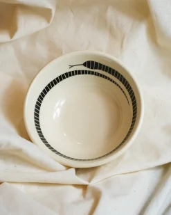 As Ceramics Snake Bowl