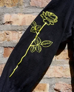 Asrai Garden Black Long Sleeve Tee