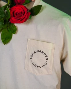 Asrai Garden Cream Pocket Tee