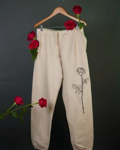 Asrai Garden Cream Sweatpants