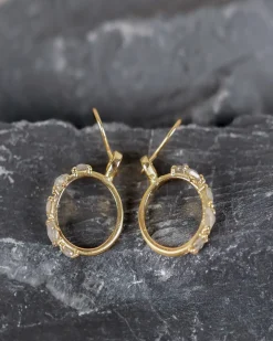 Atelier Narce Rose Cut Grey Diamond Earrings