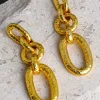 Ben Amun Hammered Link Earrings