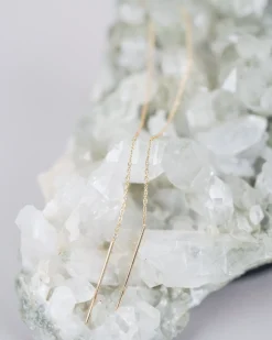 Blanca Monros Gomez Long Stitch Earring