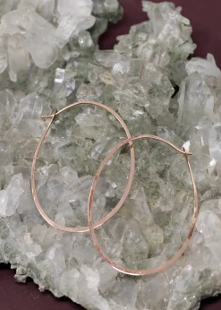 Blanca Monros Gomez Oval Hoop Earrings