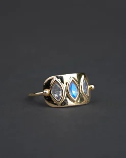 Celine Daoust Marquise Moonstone Ring