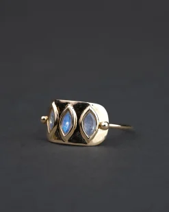 Celine Daoust Marquise Moonstone Ring