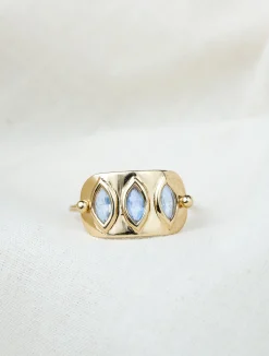 Celine Daoust Marquise Moonstone Ring