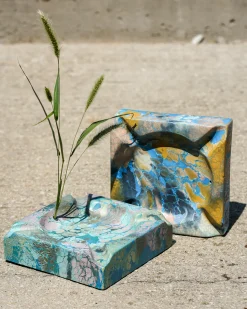 Concrete Cat Ashtray