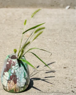 Concrete Cat Ovid Vase