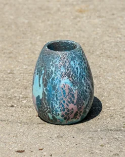 Concrete Cat Ovid Vase