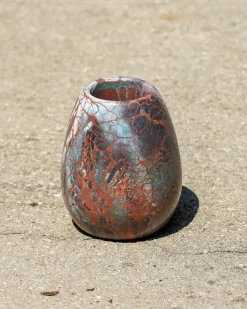 Concrete Cat Ovid Vase