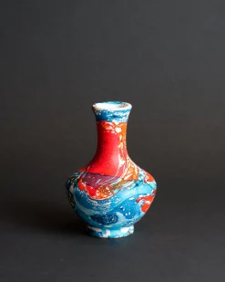Cosmic Peace Studio Marbled Bud Vase