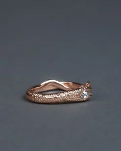 Digby & Iona Bejeweled Resting Nagini Ring