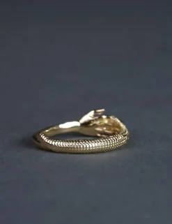 Digby & Iona Bejeweled Resting Nagini Ring