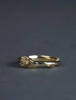 Digby & Iona Bejeweled Resting Nagini Ring