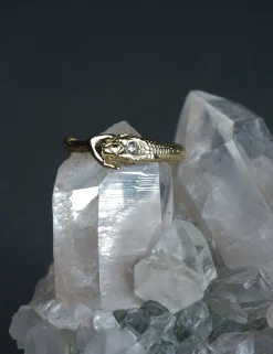 Digby & Iona Bejeweled Resting Nagini Ring