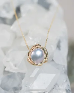 Digby & Iona Dark Mirror Necklace