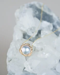 Digby & Iona Dark Mirror Necklace