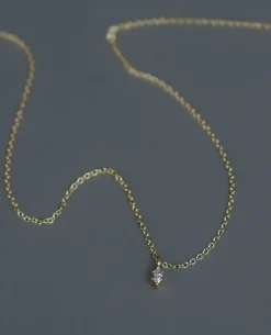 Eden Philippa Marquise Diamond Charm Necklace