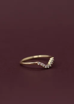 Eden Philippa White Diamond Iris Band