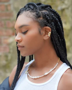 Faris Bubbleperla Ear Cuff