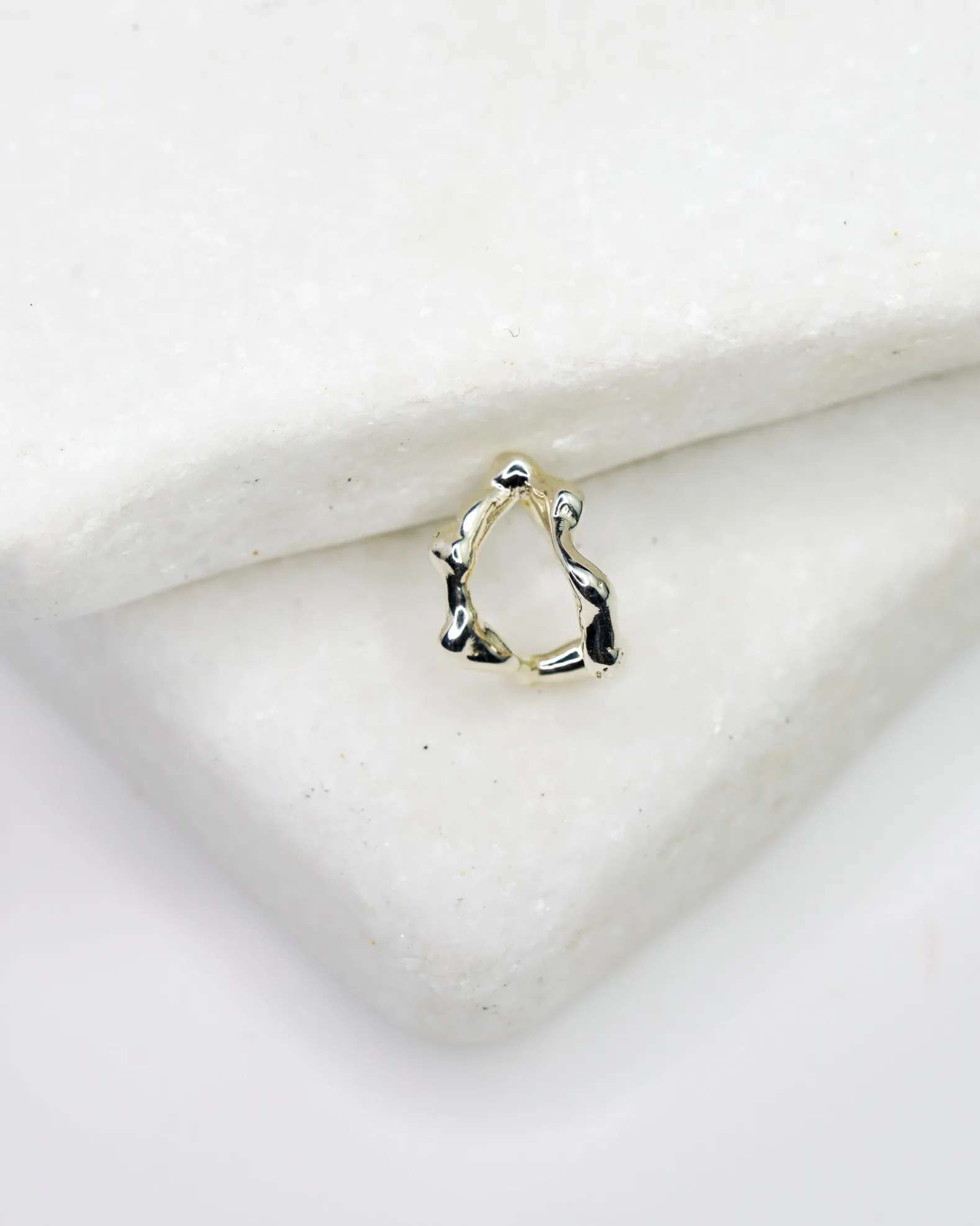 Faris Silver Lava Dua Earring