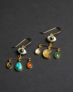Grainne Morton Eye Balance Drop Earrings