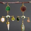 Grainne Morton Eye Cross Drop Earrings