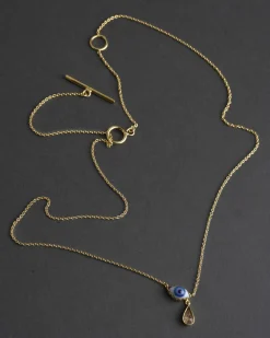 Grainne Morton Eye Teardrop Necklace
