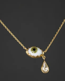 Grainne Morton Eye Teardrop Necklace