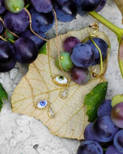 Grainne Morton Eye Teardrop Necklace