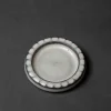 Hibi Tamba Incense Tray - Round White