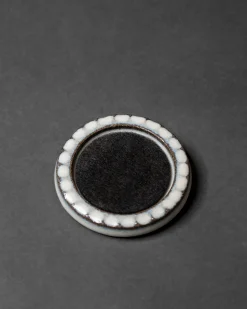 Hibi Tamba Incense Tray - Round White