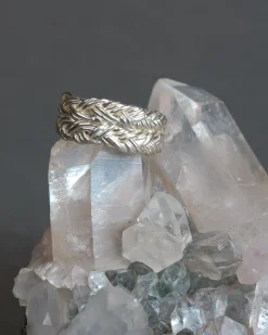 Jacki Holland Double Braid Silver Band