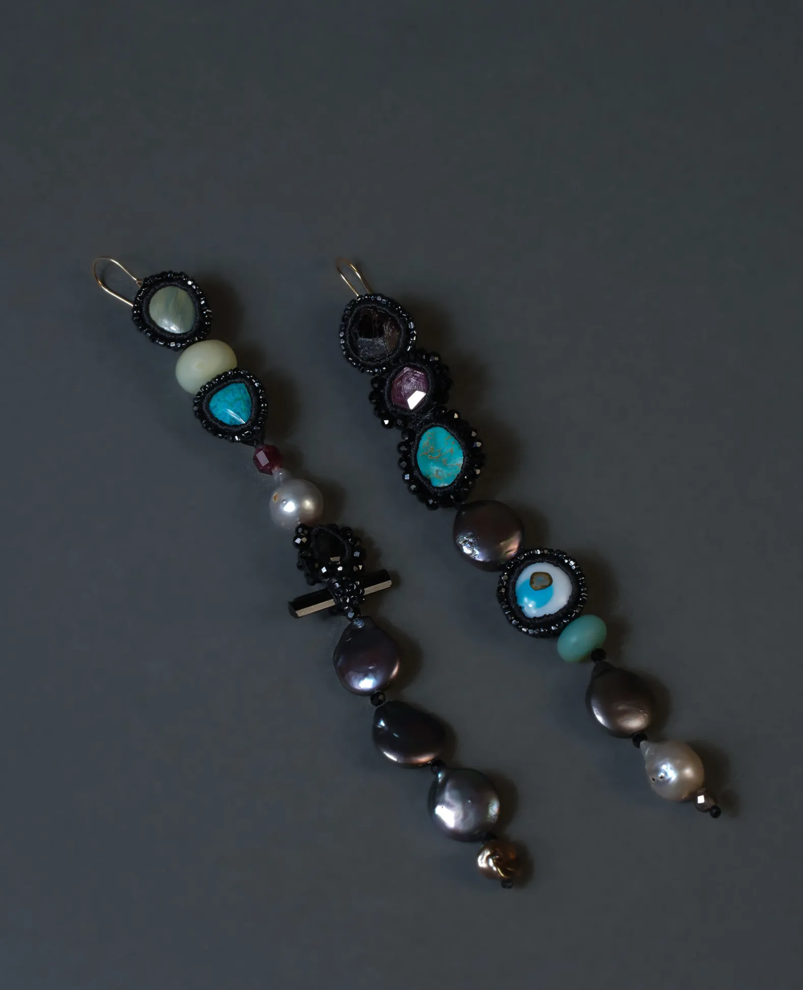 Jacki Holland Extra Long Earrings