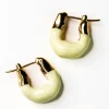 Joanna Laura Constantine Medium Wave Hoops Cream