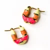 Joanna Laura Constantine Mini Hoops Warm Tones
