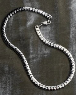 Laura Lombardi Silver Piatta Chain Necklace
