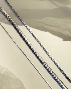 Laura Lombardi Silver Piatta Chain Necklace