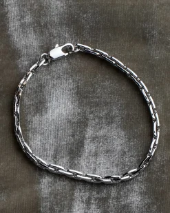 Laura Lombardi Silver Strada Chain Bracelet