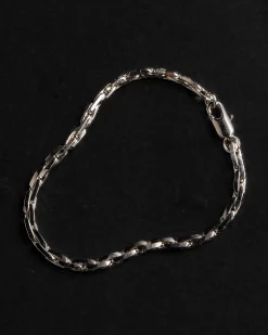 Laura Lombardi Silver Strada Chain Bracelet