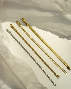 Laura Lombardi Silver Strada Chain Bracelet