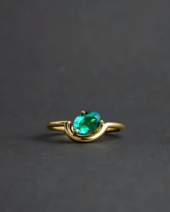 Lindsay Lewis Sway Emerald Solitaire