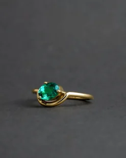 Lindsay Lewis Sway Emerald Solitaire