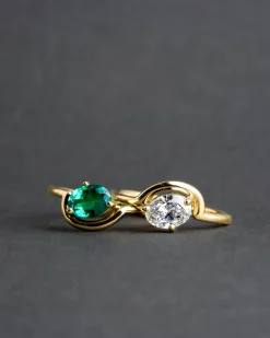 Lindsay Lewis Sway Emerald Solitaire